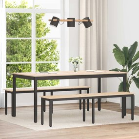 vidaXL banco Natural 160 x 35 x 45 cm Madeira de Pinheiro Sólida