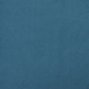 Cama para cães com extensão 100x50x30 cm veludo azul
