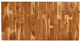 Mesa de jantar madeira maciça de mangueira e acácia 180x90x76cm