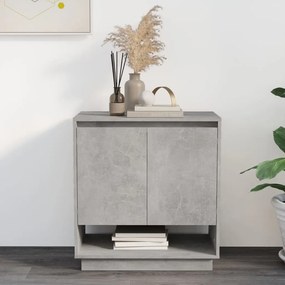 vidaXL Aparador 70x41x75 cm derivados de madeira cinza cimento