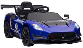 AIYAPLAY Carro Elétrico para Crianças Carro Maserati GT2 12V com Controlo Remoto Faróis LED Buzina E Música 115x60x45 cm
