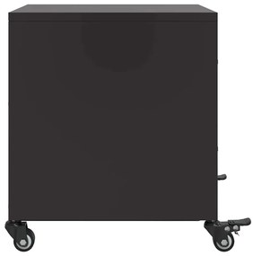 Mesa de cabeceira 36x39x43,5 cm aço preto