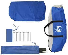 Tenda de festas impermeável azul