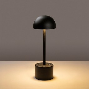 Candeeiro de Mesa Sept – Preto – Diâmetro 10 cm Altura 29 cm