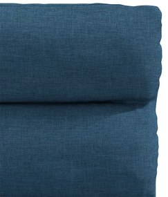 Cadeiras de jantar 2 pcs tecido azul