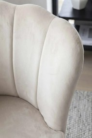 Cadeira Dunsa Golden Veludo - Beige