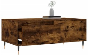 Mesa de centro 90x50x36,5 cm derivados madeira carvalho fumado