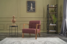 Cadeira Wing Kemer – Vermelho Claret – 69x80x83 cm