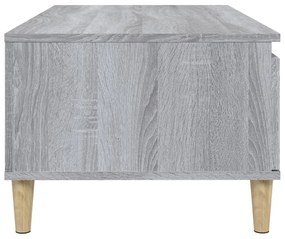 Mesa de centro 90x50x36,5 cm derivados madeira cinzento sonoma