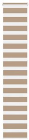 vidaXL Cortina de zebra 50x230 cm largura do tecido 45,9 cm poliéster