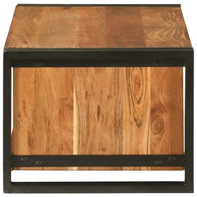 Mesa de Café 90x50x38 cm Madeira Maciça de Acácia