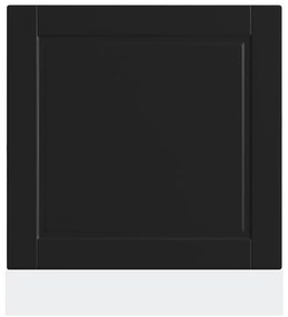 Painel máquina lavar louça Porto preto 60x1,5x67 cm