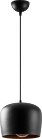 Candeeiro Suspenso Dodo – Preto – 22 x 22 cm