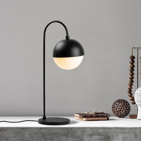 Candeeiro de Mesa Horn – Preto e Branco – 18 x 25 x 53 cm