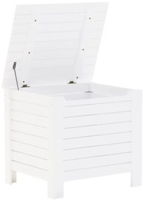 Caixa de arrumação c/ tampa RANA 60x49x54cm pinho maciço branco