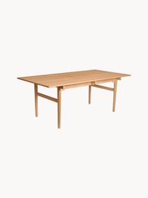 Mesa de jantar em madeira de carvalho CH327, vários tamanhos