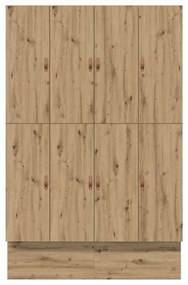 Cama de Armazenamento Carvalho Artisan 160x200 cm
