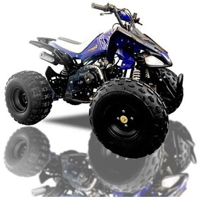 MINI MOTO 4 INFANTIL GASOLINA 125cc MTR KF8 AZUL