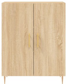 Armário alto 69,5x34x180 cm derivados de madeira cor sonoma