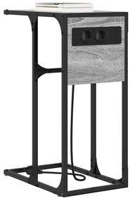 Mesa-de-cabeceira Sonoma cinzento 41.5 x 26 x 60.5 cm