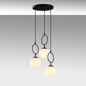 Chandelier Ring – Preto – 45 cm Largura