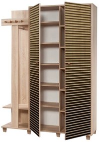 Hall Stand Garmanto – Carvalho Sonoma – 135 cm x 192 cm x 36 cm