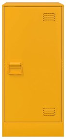 Aparador 34,5x39x73 cm aço amarelo mostarda