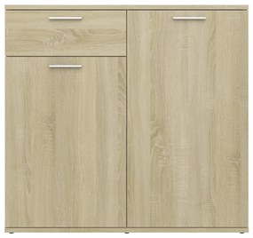 Aparador 80x36x75 cm derivados de madeira carvalho sonoma