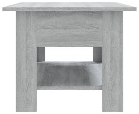 Mesa de centro 102x55x42 cm madeira processada sonoma cinzento