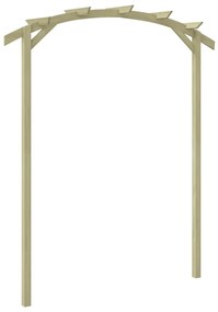 vidaXL Pérgola de jardim 180x210x40 cm madeira de pinho impregnada