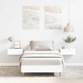 vidaXL Estrutura de cama sem colchão 100x200 cm branco