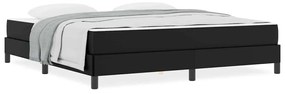 Cama Outros Preto 180 x 200 cm Couro sintético