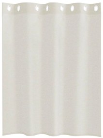 Cortinas com cortinas 2 pcs Creme 140 x 140 cm Poliéster