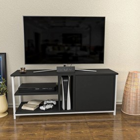 Móvel TV Neola – Branco/Antracite – 120 cm x 35,3 cm x 50,8 cm