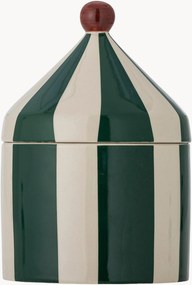 Frasco de arrumação pintado à mão com tampa Cimmi