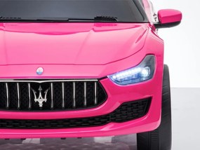 Maserati Ghibli, 12v Carro elétrico Infantil Rosa