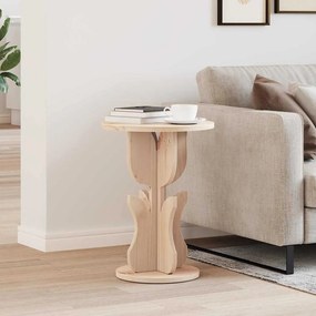 vidaXL Mesa Lateral Natural 39.5 x 39.5 x 53.5 cm