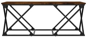 Mesa de centro 100x49x40 cm derivados madeira carvalho fumado