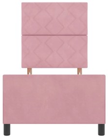 Cama vidaXL Rosa 80x200 cm Veludo
