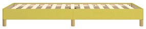 Estrutura de cama sem colchão 100x200 cm tecido verde