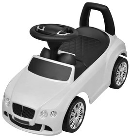 Carro para crianças a pedais branco