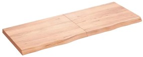 Prateleira de parede 160x60x(2-6) cm carvalho tratado castanho