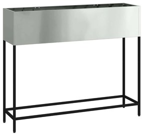 Jardineira Elevada vidaXL 100x26x82 cm Aço Galvanizado