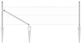 Cerca Hexagonal vidaXL 0.8x100 m Aço Galvanizado