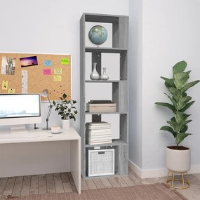 vidaXL Estante 45x24x160 cm derivados de madeira cinzento sonoma