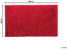 Tapete vermelho 200 x 300 cm CIDE Beliani