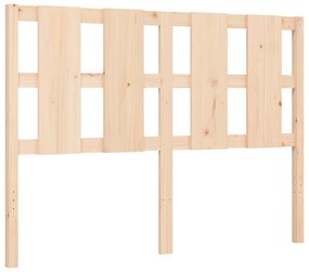 Cama sem colchão 140x190 cm madeira de pinho maciça