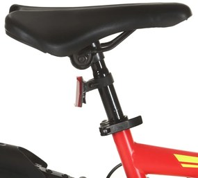 Bicicleta de montanha 21 velocidades roda 26" 49 cm vermelho