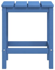 Mesa de jardim Adirondack 38x38x46 cm PEAD ciano