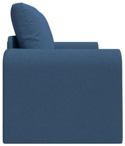 Sofá Cama 2 em 1 Azul 148x71x83 cm Tecido